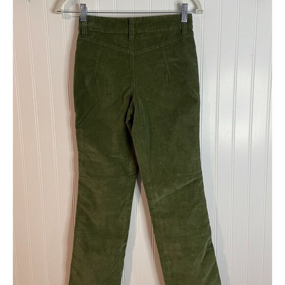 Free People Olive Green Corduroy Pants Size 0 - Picture 6 of 16